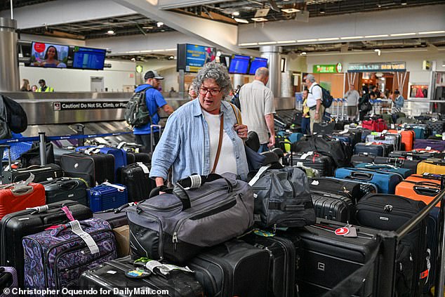 ATLANTA: Passengers have been forced to wade through a sea of bags at Hartsfield Jackson Atlanta International Airport on Thursday