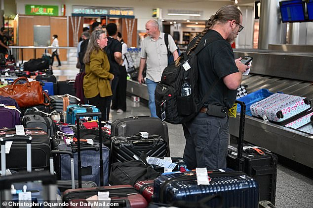 ATLANTA: Many passengers were forced to wait hours to be reunited with their luggage after cancellations