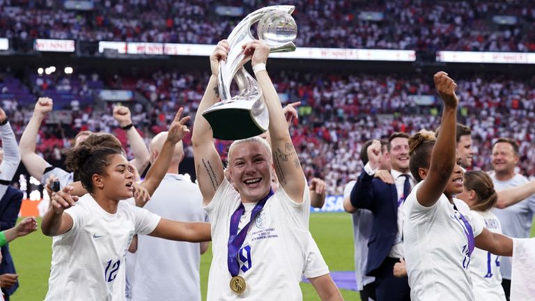 Bethany England won Euro 2022 with England last summer