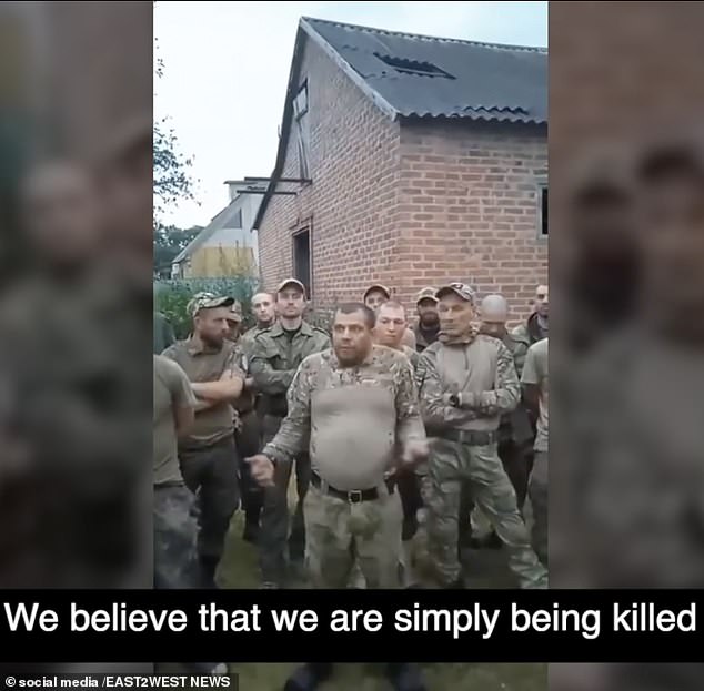 The ex-convicts - seen in Priyutny, Zaporizhzhia region - went public amid reports that Putin's forces are using the Stalinist tactic of shooting those who refuse to fight