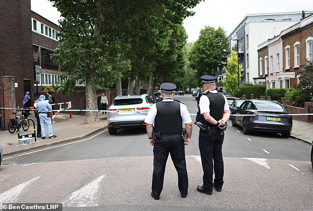 A police cordon is in place and a Section 60 Order granting police additional stop and search powers has been authorised