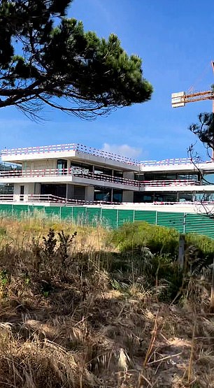 Cristiano Ronaldo's £28million mansion near Lisbon will take another year until it is completed