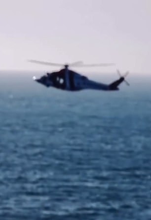 An extensive search and rescue operation was launched involving ships and helicopters from Sweden, with NATO units in the area also coming to their assistance