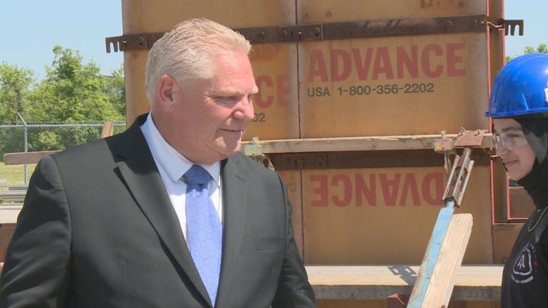 Doug Ford visits Windsor-Essex, Ont., amid negotiations to secure the Stellantis, LG electric vehicle battery plant. 