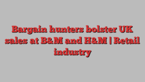 Bargain hunters bolster UK sales at B&M and H&M | Retail industry