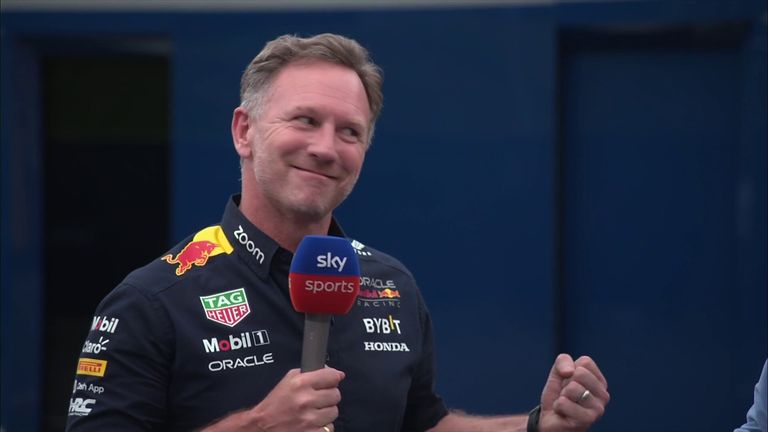 Red Bull team principal Christian Horner shares his frustration after Sergio Perez dropped out in Q2 after a lap time deletion.