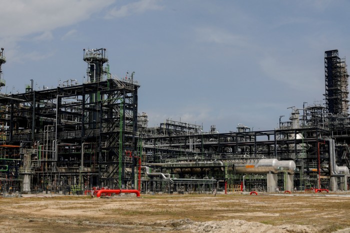 A petroleum refinery in Ibeju-Lekki, Lagos State