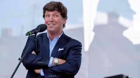 Tucker Carlson, the former Fox News host