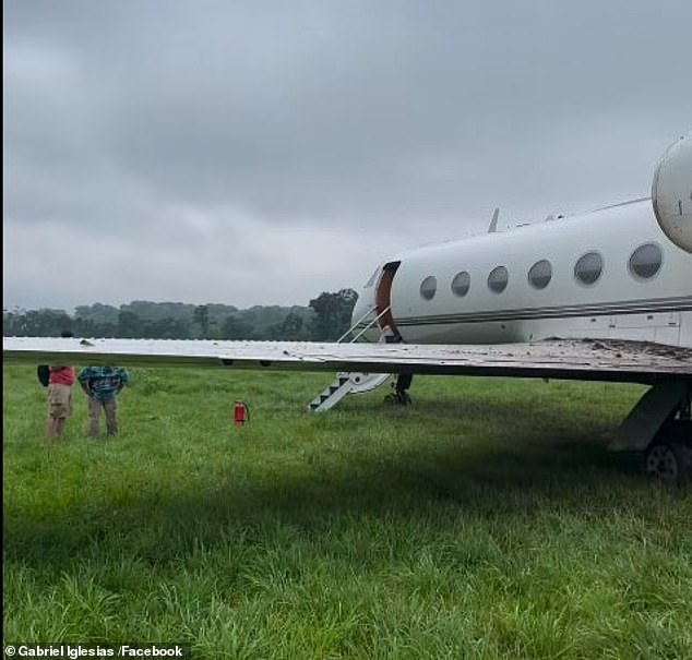 Gabriel Iglesias’ private jet slides off the runway into field after ‘turbulent’ landing