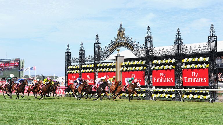 Frankie Dettori finishing second in the Melbourne Cup in 2015