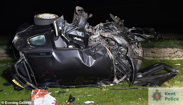 Moment BMW driver hurtles down road before horror 126mph smash which left three dead