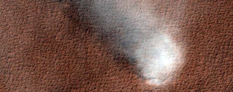 NASA's HiRISE Camera Recently Imaged a Martian Dust Devil. But Why Study Them?