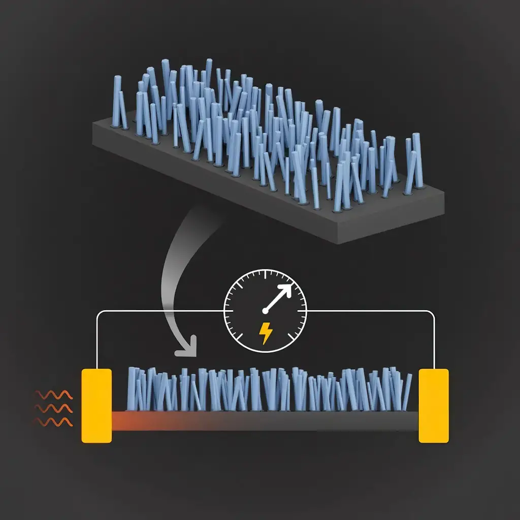 Nanopillars Efficiently Convert Heat Energy Into Electricity