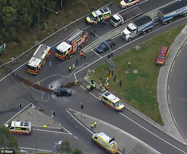 Sydney M4 crash: Four injured and major traffic delays