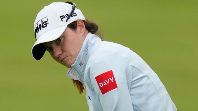 Maguire took a one-shot lead into the Women's PGA Championship final round last month 