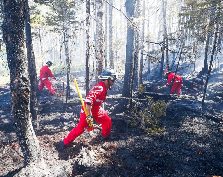 Firefighters in east Canada battle ‘unprecedented’ blazes