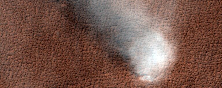 NASA’s HiRISE camera recently imaged a Martian dust devil. But why study them?