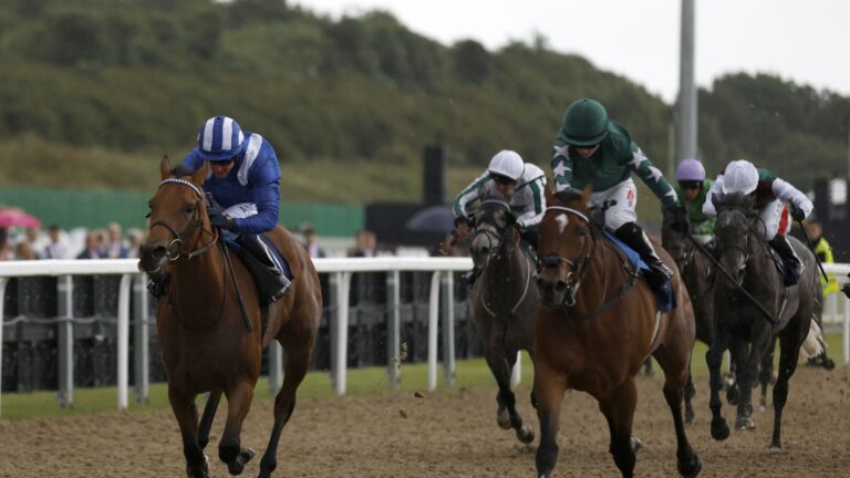 Hoppings Stakes: Nashwa beaten as Al Husn pounces late at Newcastle for Jim Crowley and Roger Varian | Racing News