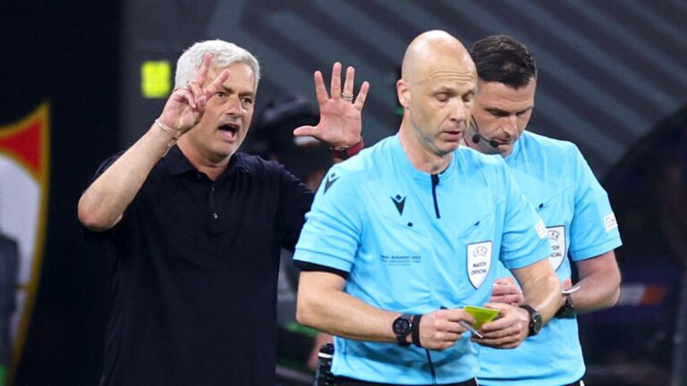 Jose Mourinho fumes at referee Anthony Taylor after Roma’s Europa League final defeat | Football News