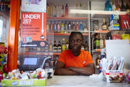 Lena Rowe at Progress convenience store.