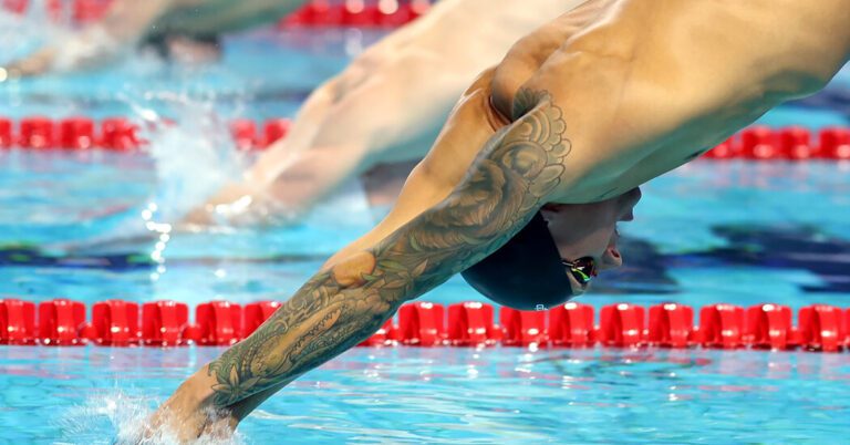 After a Mental Health Break, Caeleb Dressel Returns to the Pool