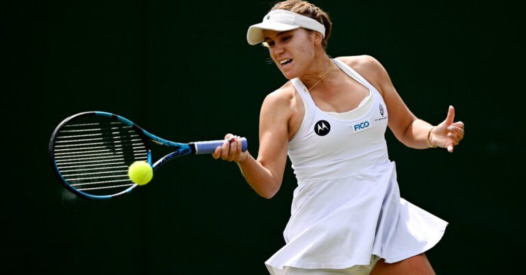 At Wimbledon, Sofia Kenin Rediscovers Her Fighting Form