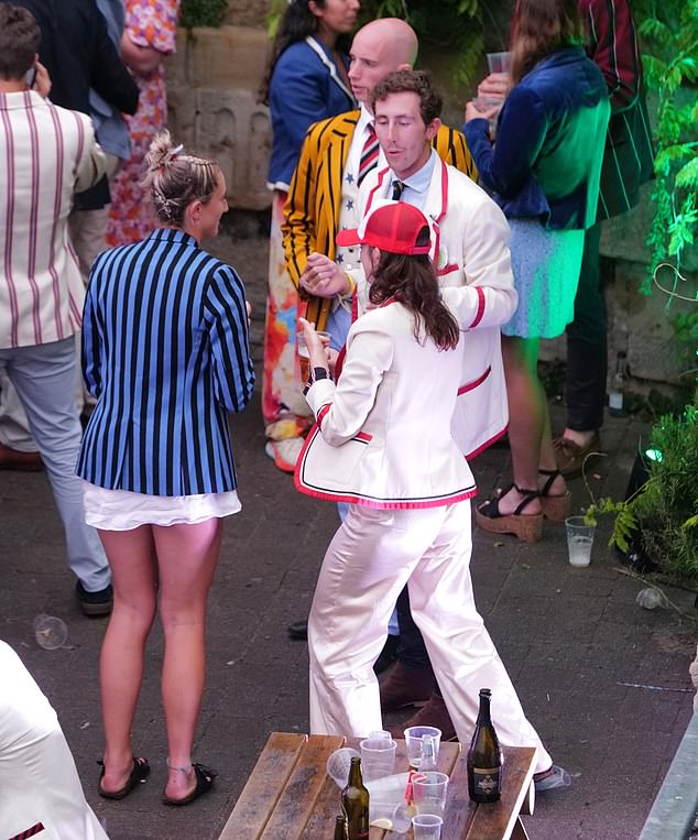 Fans were spotted having a boogie on the riverside well into the evening