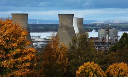 Ineos Grangemouth Crude oil refinery in Scotland.