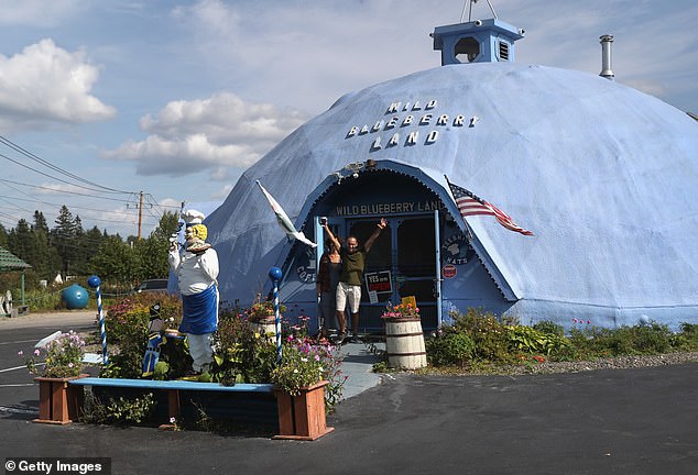 Columbia Falls is known for its blueberry harvest