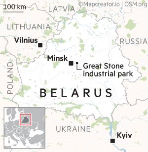 Map of Belarus