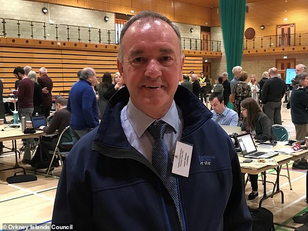 James Stockan (pictured), the council leader, said the islands are 'really struggling at the moment', adding that they doesn't receive fair funding