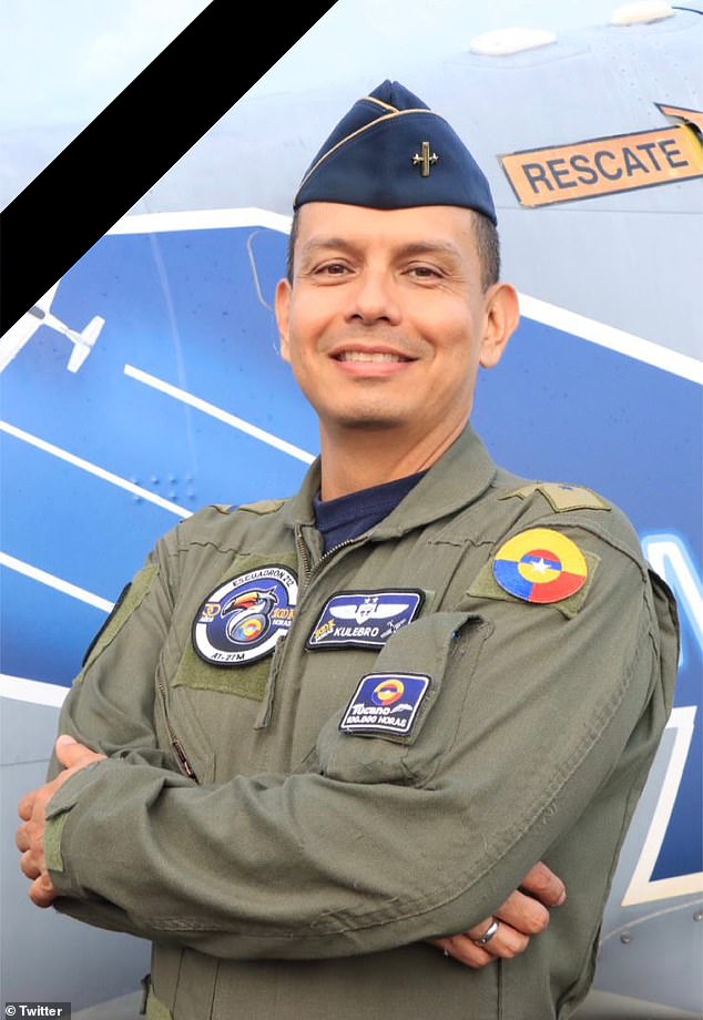 Tragically, Colombia Fuerza Aérea Lieutaenant Colonel Mario Andres Espinosa lost his life during the incident, the country's military has confirmed - while the other officer operating the second aircraft survived and has since been hospitalized