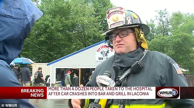 Laconia Fire Chief Chad Vaillancourt hailed first-responders' efforts, after members of his department and the Laconia police department were reportedly on the scene within minutes