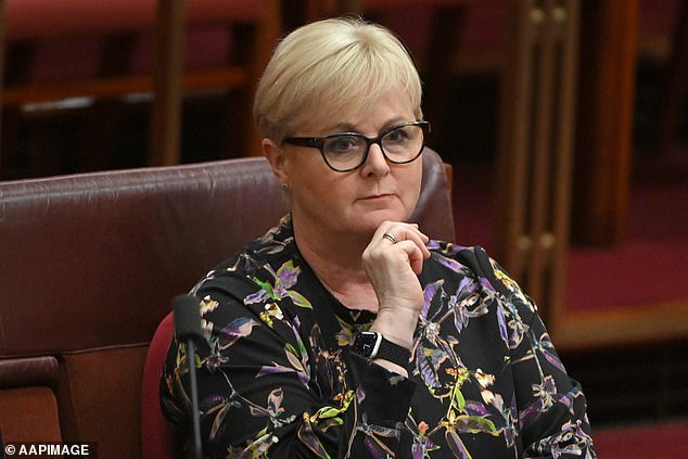 Linda Reynolds (pictured) has referred Ms Higgins' reputed $2.5million payout from the Commonwealth over her treatment after her rape allegations to the newly-formed National Anti-Corruption Commission