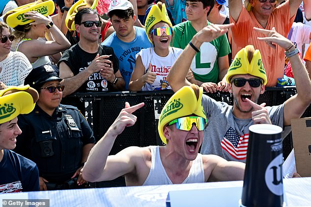 Frenzied spectators readying to party ahead of the contest on July 4, 2023