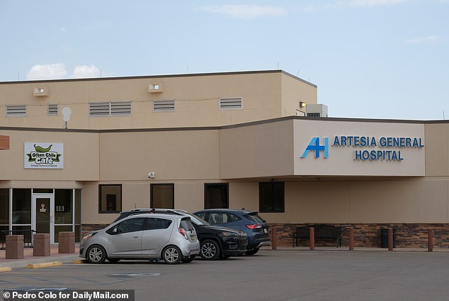 The teenager had been taken to the hospital that night after complaining of back pain, but told staff she was not pregnant and had regular periods,  according to the arrest warrant obtained by DailyMail.com