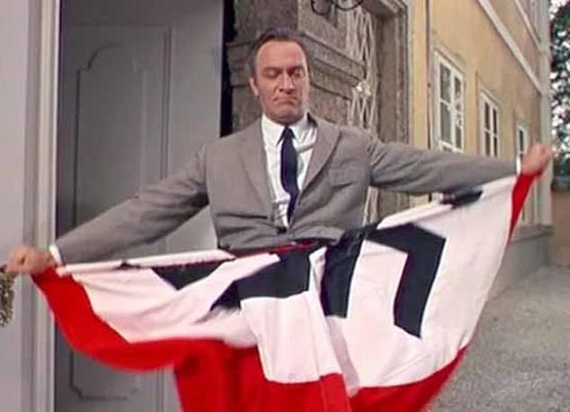 The musical tells the story of Maria, a novice nun sent to be a governess to the von Trapp children in Austria shortly before the Second World War (Pictured: Christopher Plummer as Captain von Trapp in the 1965 film)