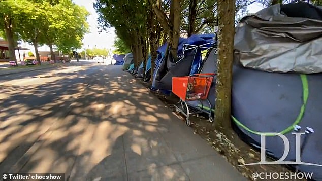 It comes as Burien is refusing to remove the encampment due to not having the authority to stop people living on city land