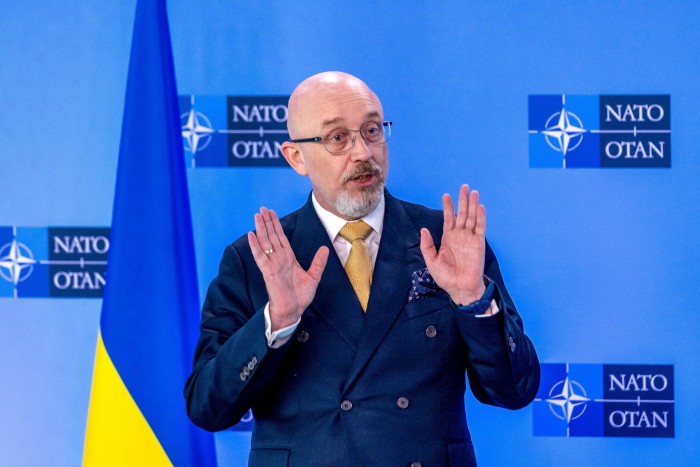 Ukrainian defence minister Oleksiy Reznikov