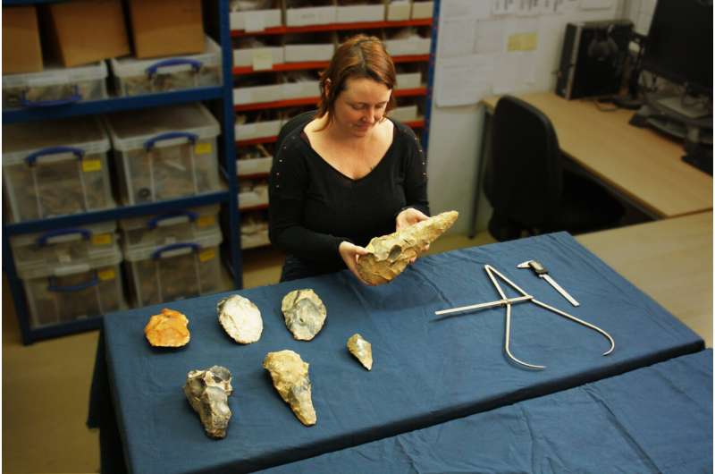 Giant stone artefacts found on rare Ice Age site in Kent