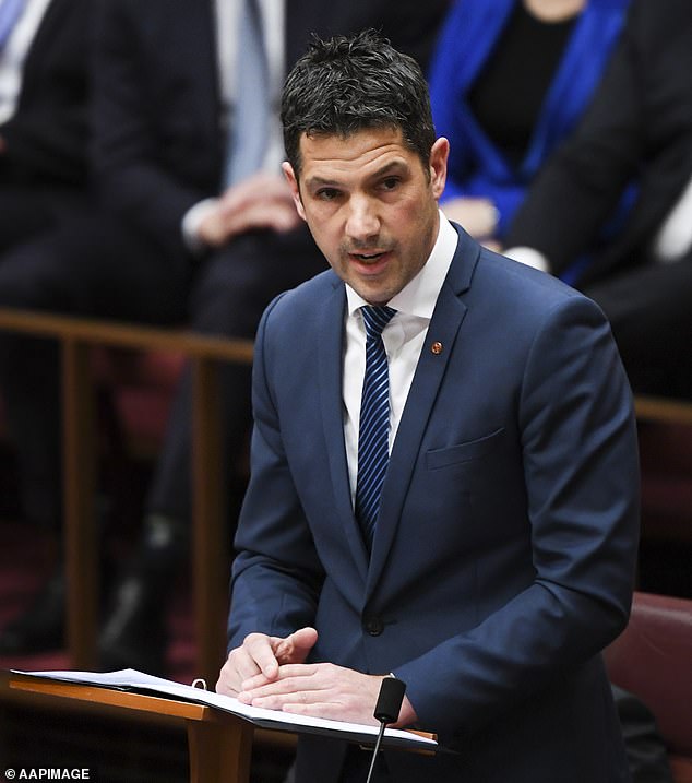 South Australian Liberal senator Alex Antic intended to join the men on stage for all three legs of the tour