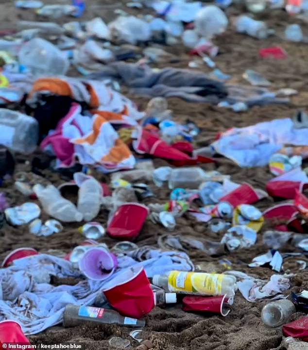 The Lake Tahoe Basin behaves like a giant granite funnel, and any trash left behind will move downhill and into the Lake's blue waters