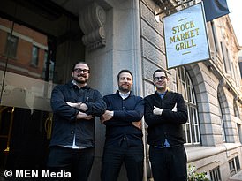 The Stock Market Grill restaurant was a first foray into dining from the brothers behind the award-winning Schofield's Bar - Joe and Daniel Schofield - together with wine expert James Brandwood