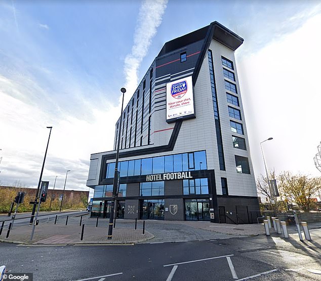 Neville's other Manchester hotel, Hotel Football, which is located next to Old Trafford