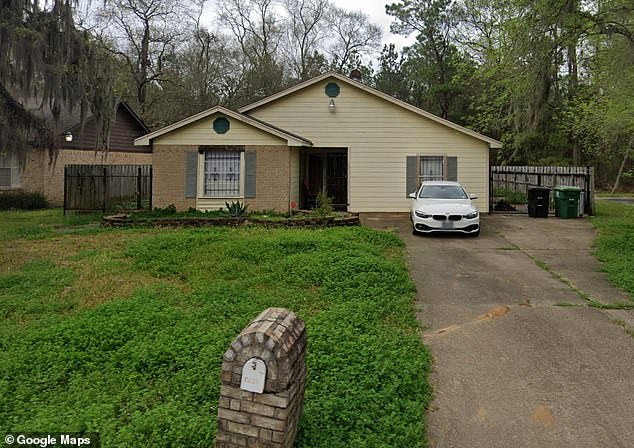 Janie Santana's home in Houston, Texas pictured above