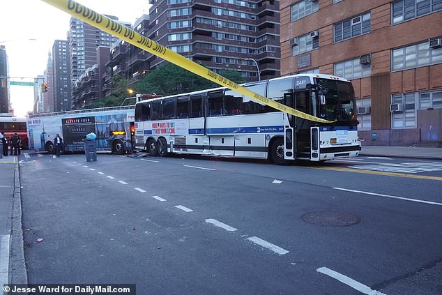 Sources told Eyewitness News that the MTA bus had the right of way at the intersection, but the tour bus sailed through a red light and t-boned the MTA