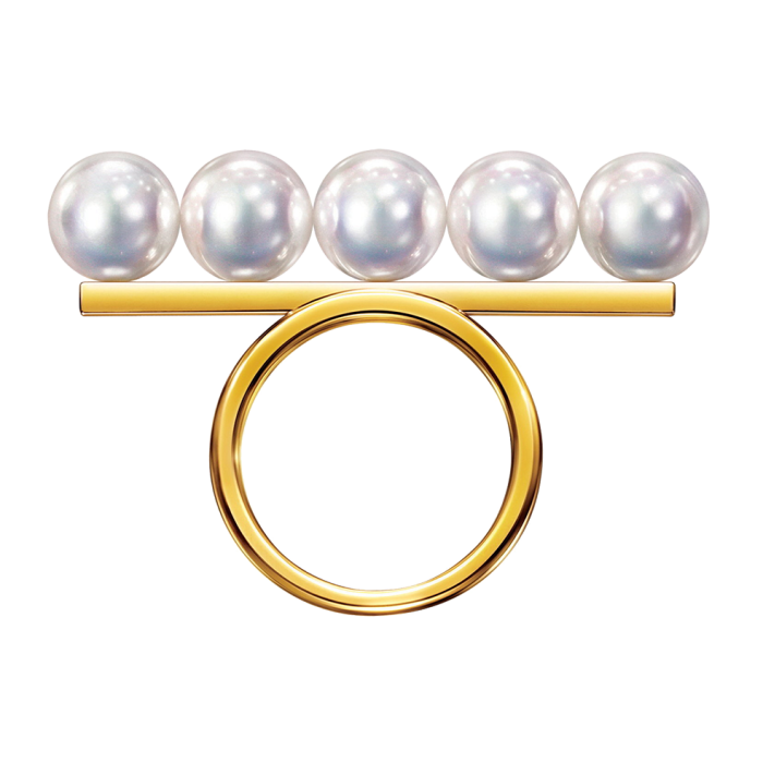 Tasaki Akoya pearl ring