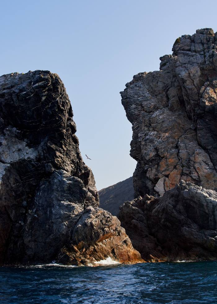 The coast off Porquerolles