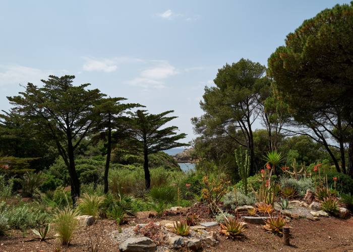 The gardens at Le Mas du Langoustier