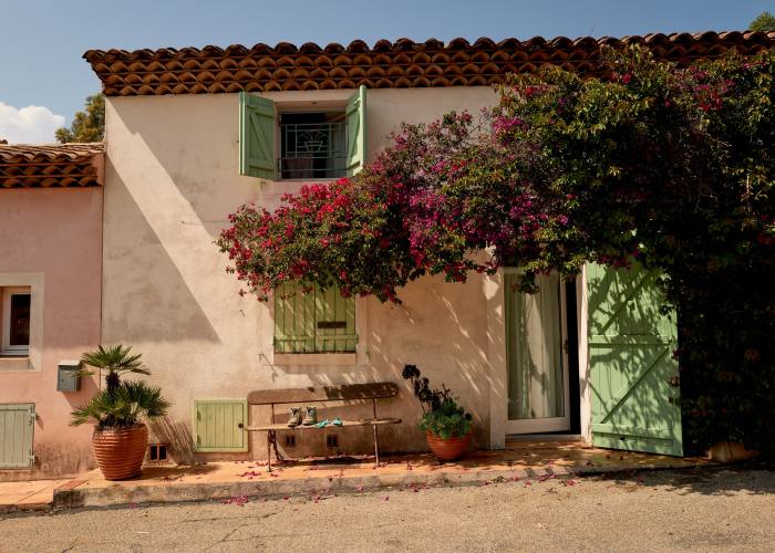 A typical house on the island